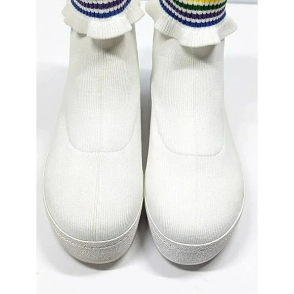 Opening Ceremony Women's Bobby Ruffled Sock Slip-On Sneakers Size 38 (MSRP $250) - Picture 6 of 10